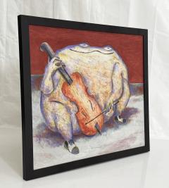 Luis Castellanos Valui La Rana Solista Mexican Oil Painting Mexico 2005 - 4766305