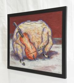 Luis Castellanos Valui La Rana Solista Mexican Oil Painting Mexico 2005 - 4766308