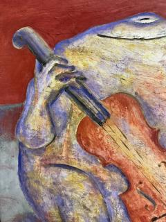 Luis Castellanos Valui La Rana Solista Mexican Oil Painting Mexico 2005 - 4766314