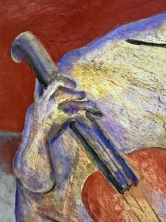 Luis Castellanos Valui La Rana Solista Mexican Oil Painting Mexico 2005 - 4766316