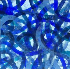 Luis Kaiulani Luis Kaiulani Infinity 1562 Acrylic Abstract Painting on Canvas - 4507350