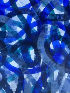 Luis Kaiulani Luis Kaiulani Infinity 1562 Acrylic Abstract Painting on Canvas - 4507484