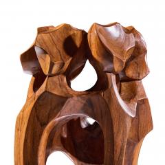 Luis Potosi Ecuadorian Modernist Abstract Carved Wood Sculpture - 4502805