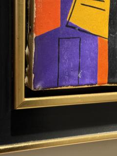 Luis Seoane Cubist Figural Composition Oil on Canvas Signed 1957 - 4754267