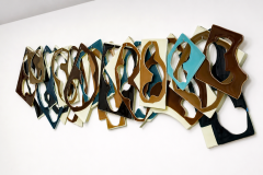 Luisa Restrepo SERIADA glass wall installation glass art piece - 4578337