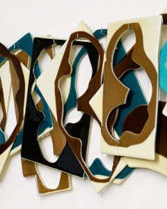 Luisa Restrepo SERIADA glass wall installation glass art piece - 4578338