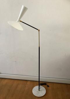 Lumen Milano Italian Double Light Reading Floor Lamp - 679379