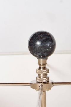 Luxe Exotic Black Marble Table Lamp with Various Imbedded Geode - 1484663