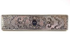 Luxurious Boulle Work Dressing Box Of Brass Blue Enamel Circa 1850  - 2177961