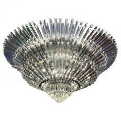 Luxurious Contemporary Italian Murano Glass Triedi Ceiling Light - 3495538