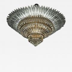 Luxurious Contemporary Italian Murano Glass Triedi Ceiling Light - 3496639