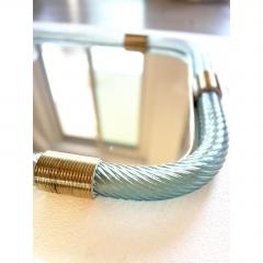 Luxury Azzure Torchon Torciglione Murano Glass Wall Mirror - 4754896