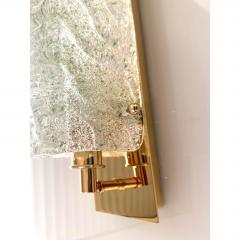 Luxury Gold 24k Wall Sconces With Green Graniglia Murano Glass Set of Two - 4718333