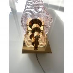 Luxury Gold Wall Sconces With Pink Ametista Graniglia Murano Glass Set of 2 - 4718813