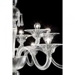 Luxury Transparent Venetian Murano Glass Chandelier - 4629979
