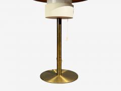 Luxus Table Lamps Brass Fabric Sweden 1960s - 4492251