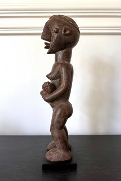 Lwalwa Mother Figure Holding Baby DR Congo Africa with Provenance - 3795584