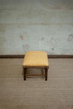 Lyda Levi Pair Of Wooden Ottomans By Lyda Levi For Mcguire San Francisco 1970S - 4520980