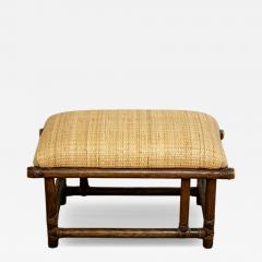 Lyda Levi Pair Of Wooden Ottomans By Lyda Levi For Mcguire San Francisco 1970S - 4528361