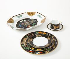Lynn Chase Jaguar Jungle 24 k Gold 6 Place Setting Dinner Set - 2436761