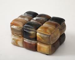 M Cushion Horn Keepsake Box - 4292455
