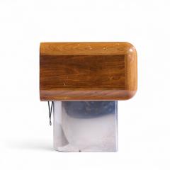 M F Harty M F Harty for Stow Davis Tomorrow Chrome and Walnut Floating Credenza - 4410660