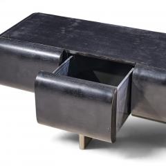 M F Harty MF Harty for Stow Davis Tomorrow Mid Century Ebonized Walnut Chrome Credenza - 4819459