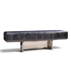 M F Harty MF Harty for Stow Davis Tomorrow Mid Century Ebonized Walnut Chrome Credenza - 4819707