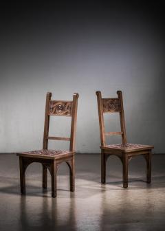 M Jacques Philippe Pair of Jacques Philippe dining chairs - 3698872