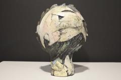 M Large Signed Abstract Ceramic Sculpture - 2489531