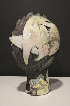 M Large Signed Abstract Ceramic Sculpture - 2489534