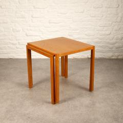 M Ryder Eskild Pontoppidan Pair of Oak Side Tables by M Ryder and Eskild Pontoppidan Denmark 1960s - 3030674