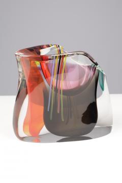 M Tosso M Tosso Murano Glass Vase Signed - 447899