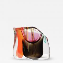 M Tosso M Tosso Murano Glass Vase Signed - 448387