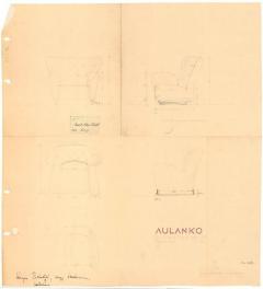 M rta Blomstedt M rta Blomstedt Original Aulanko Lounge Chair In Sheepskin Steel Legs 1939 - 4279721