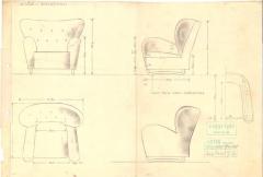 M rta Blomstedt M rta Blomstedt Original Aulanko Lounge Chair In Sheepskin Steel Legs 1939 - 4279722
