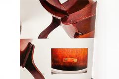 M veis Cimo Brazilian Mid Century Rocking Chair in Bentwood Moveis Cimo 1950s - 4544912