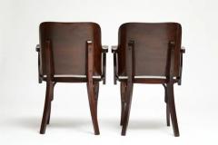 M veis Cimo Brazilian Modern Armchairs in Brown Bentwood by Cimo 1950 Brazil Sealed - 3183742