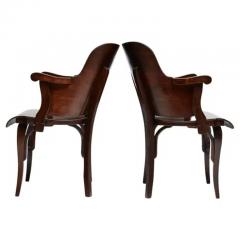M veis Cimo Brazilian Modern Armchairs in Brown Bentwood by Cimo 1950 Brazil Sealed - 3183822