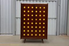 M veis Cimo Brazilian Modern Armoire in Hardwood by Moveis Cimo 1950s Brazil - 3357402