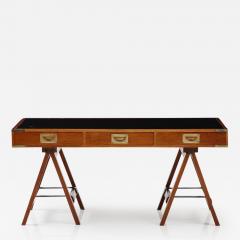 MAHOGANY 1950S CAMPAIGN DESK - 2823140