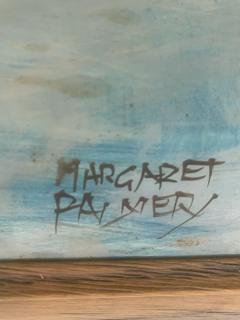 MARGARET PALMER LOVELY BEACHSIDE CHILDREN DIGGING IN SAND PAINTING BY MARGARET PALMER - 2091124