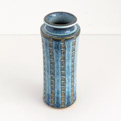 MARIA PHILIPPI MARIA PHILIPPI FOR S HOLM TALL VASE BOWL WITH IMPRESSED PATTERNS DENMARK - 1531028