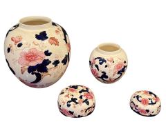 MASONS MANDALAY FLORAL PATTERN GINGER JARS - 4486963