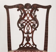 MATCHED PAIR OF SUPERB MAHOGANY CHIPPENDALE SIDECHAIRS - 2708823