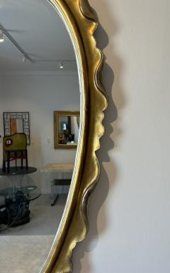 MCM Italian Gilt Silvered Wood Wall Mirror - 4544551