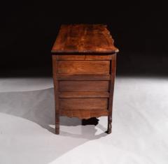 MID 18TH CENTURY LOUIS XV BOMBE SHAPED CHESTNUT PROVINCIAL COMMODE - 1756468