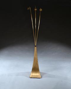 MID 20TH CENTURY ITALIAN BRASS THREE ARM FLOOR LAMP 1960 - 3077893