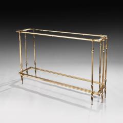 MID 20TH CENTURY SPANISH BRASS CONSOLE TABLE - 1858724