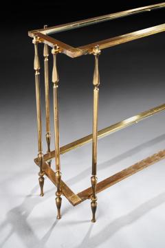 MID 20TH CENTURY SPANISH BRASS CONSOLE TABLE - 1858726